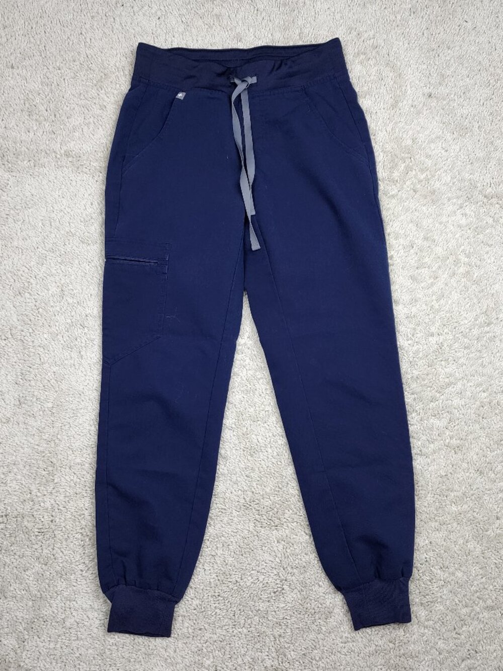 Figs Technical Collection Zamora Jogger Scrubs Womens XXS/P Petite Small Navy